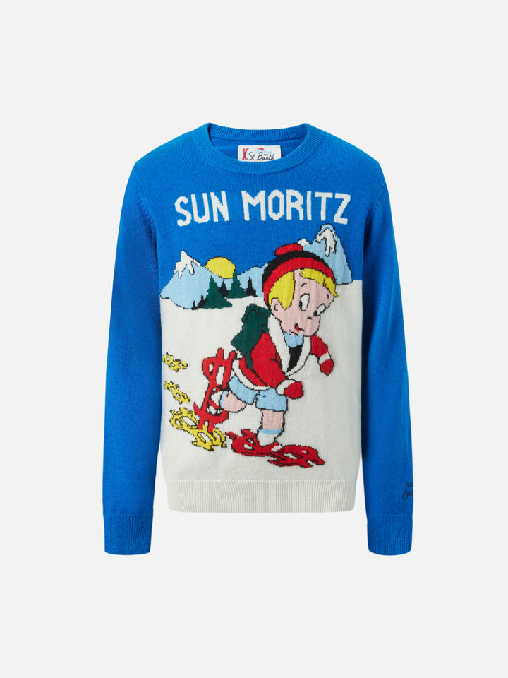 Crewneck  Douglas with Richie Rich jacquard | RICHIE RICH SPECIAL EDITION