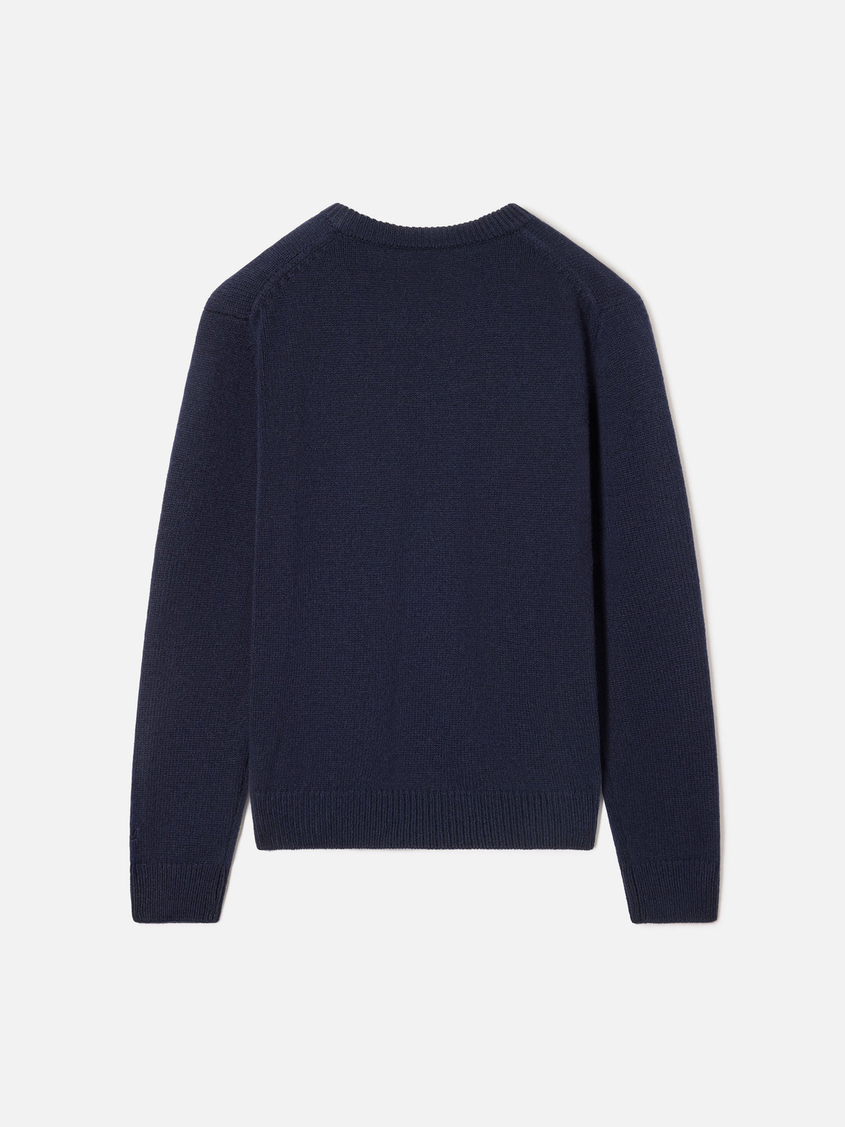 Jersey de punto azul marino con cuello redondo blue Douglas y motivo intarsia Non E Colpa Mia 