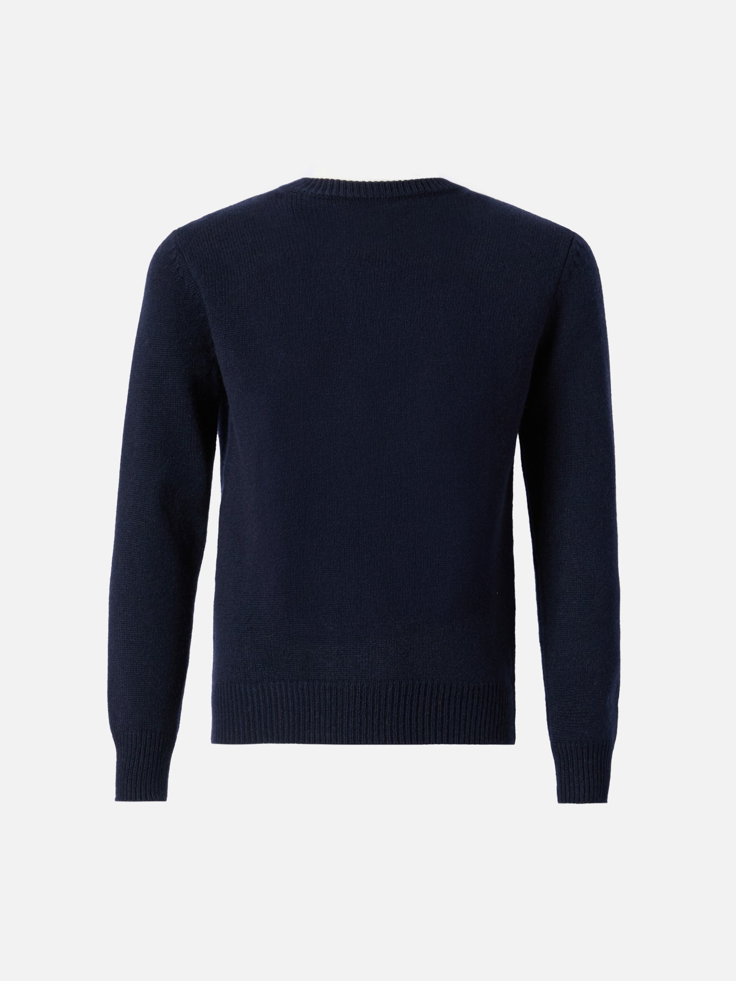 Crewneck Douglas in cashmere blend with Orso Trudi patch | TRUDI SPECIAL EDITION