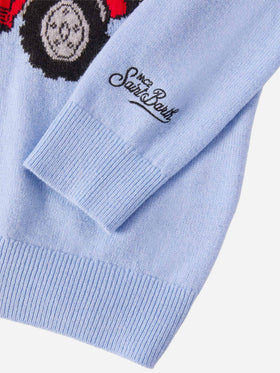 Crewneck Douglas Light in cashmere blend with Snoopy jacquard | PEANUTS SPECIAL EDITION