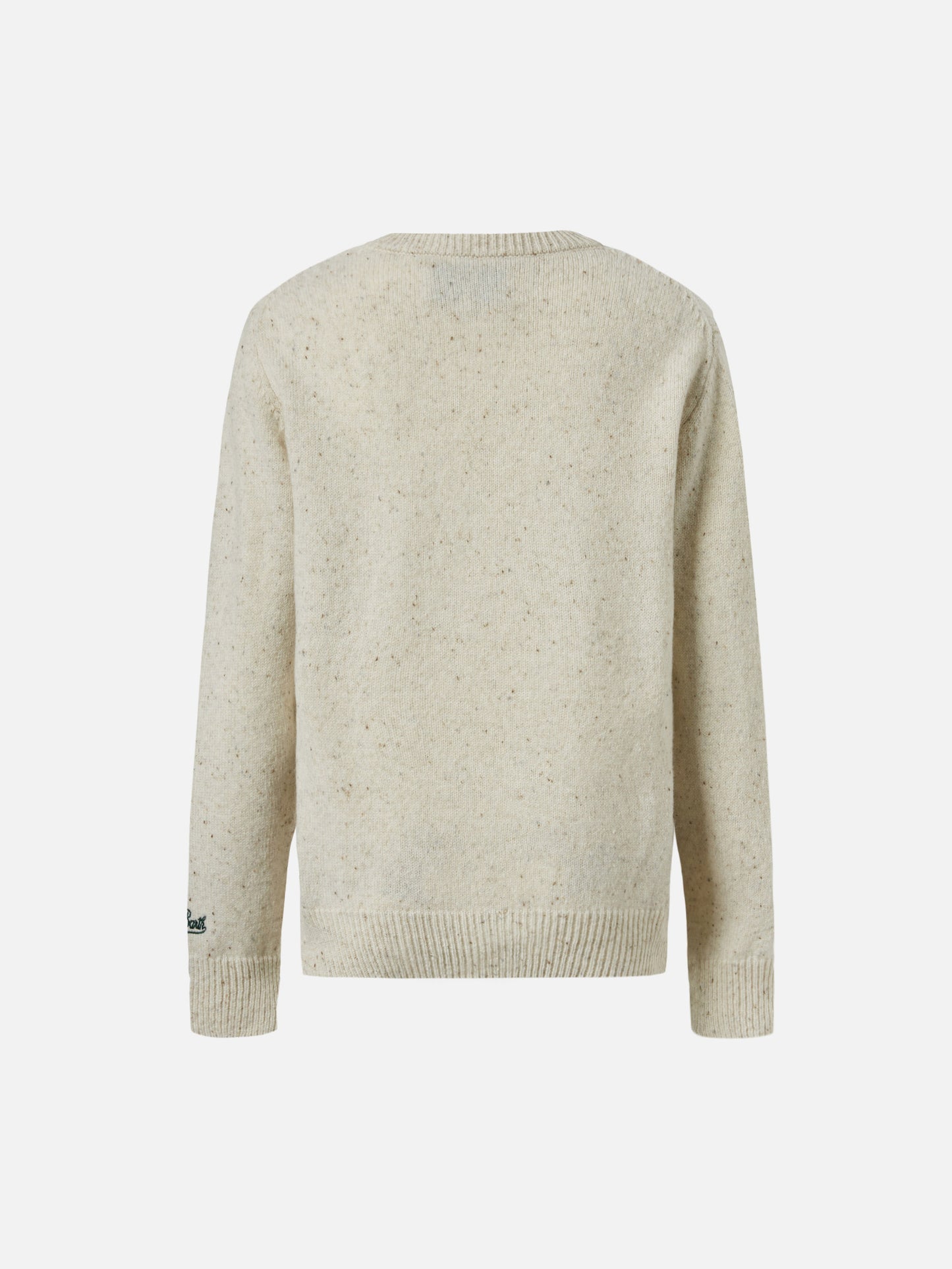 Douglas-Rundhalsausschnitt mit Saint-Moritz-Postkarten-Jacquard