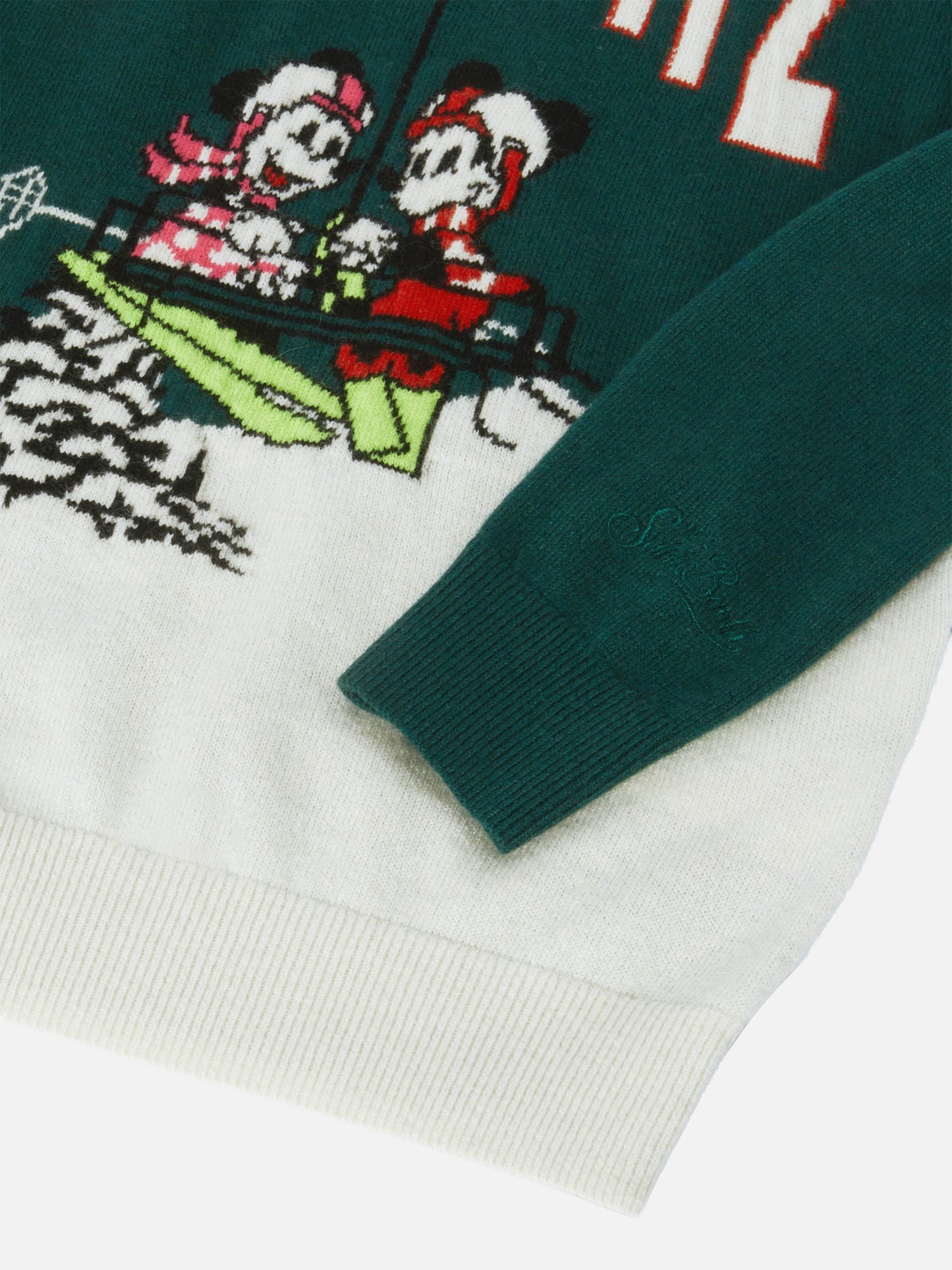 Douglas-Pullover mit Rundhalsausschnitt und Mickey- und Minnie-Jacquardmuster | DISNEY SPECIAL EDITION