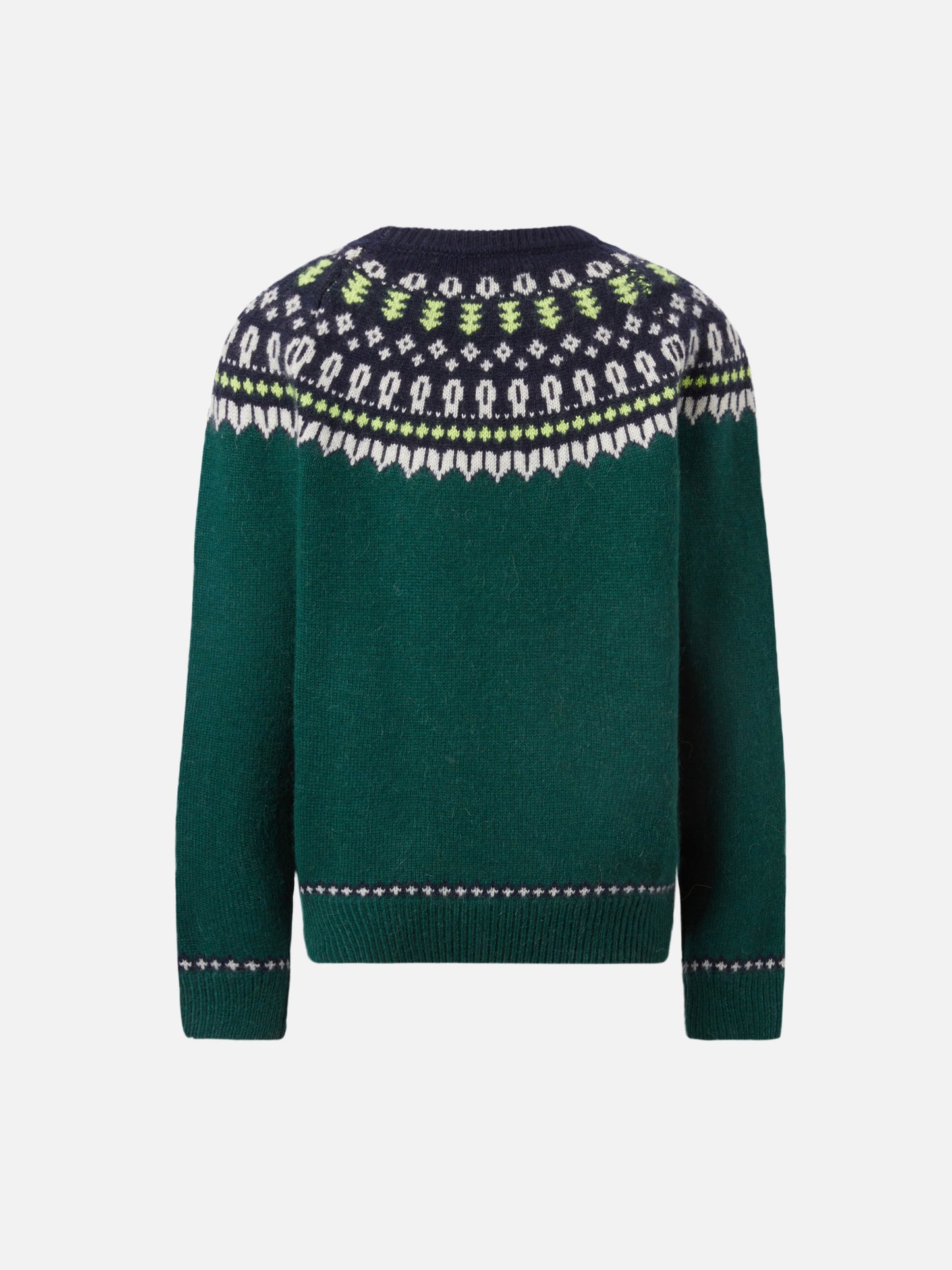 Alpakapullover Douglas mit Fair-Isle-Jacquard