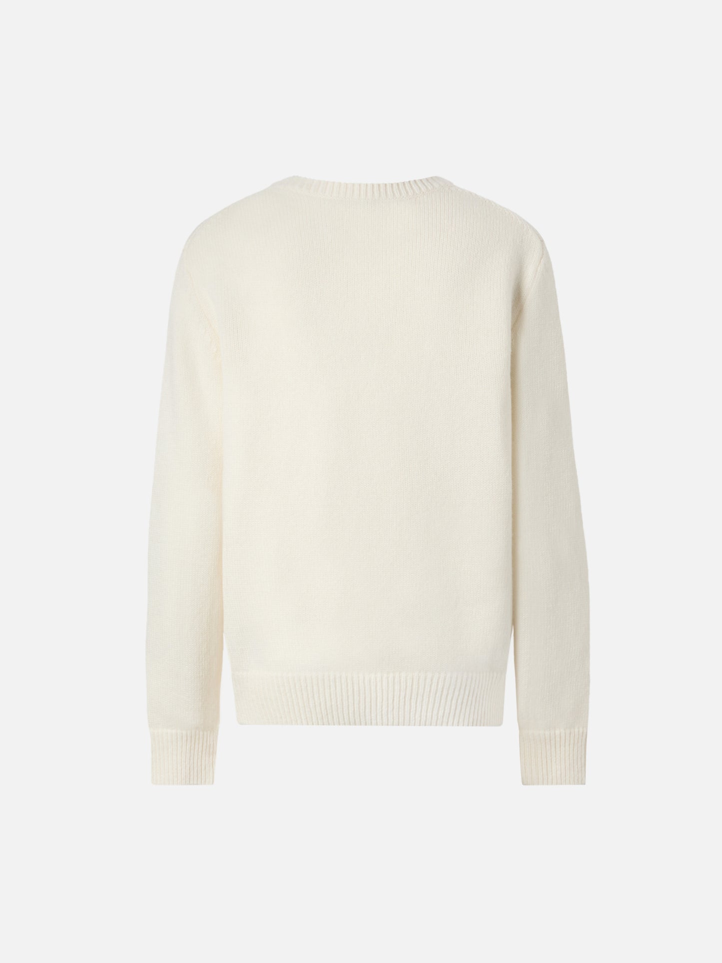 Pullover Douglas mit Teddybär-Print und Stickerei 