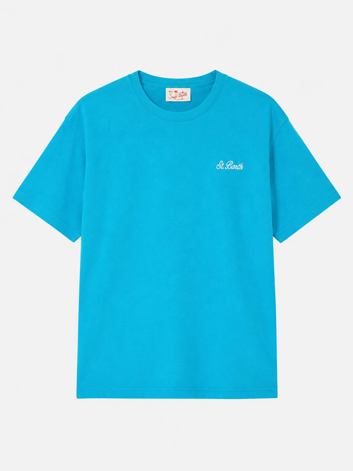 T-shirt Dover en coton teal 