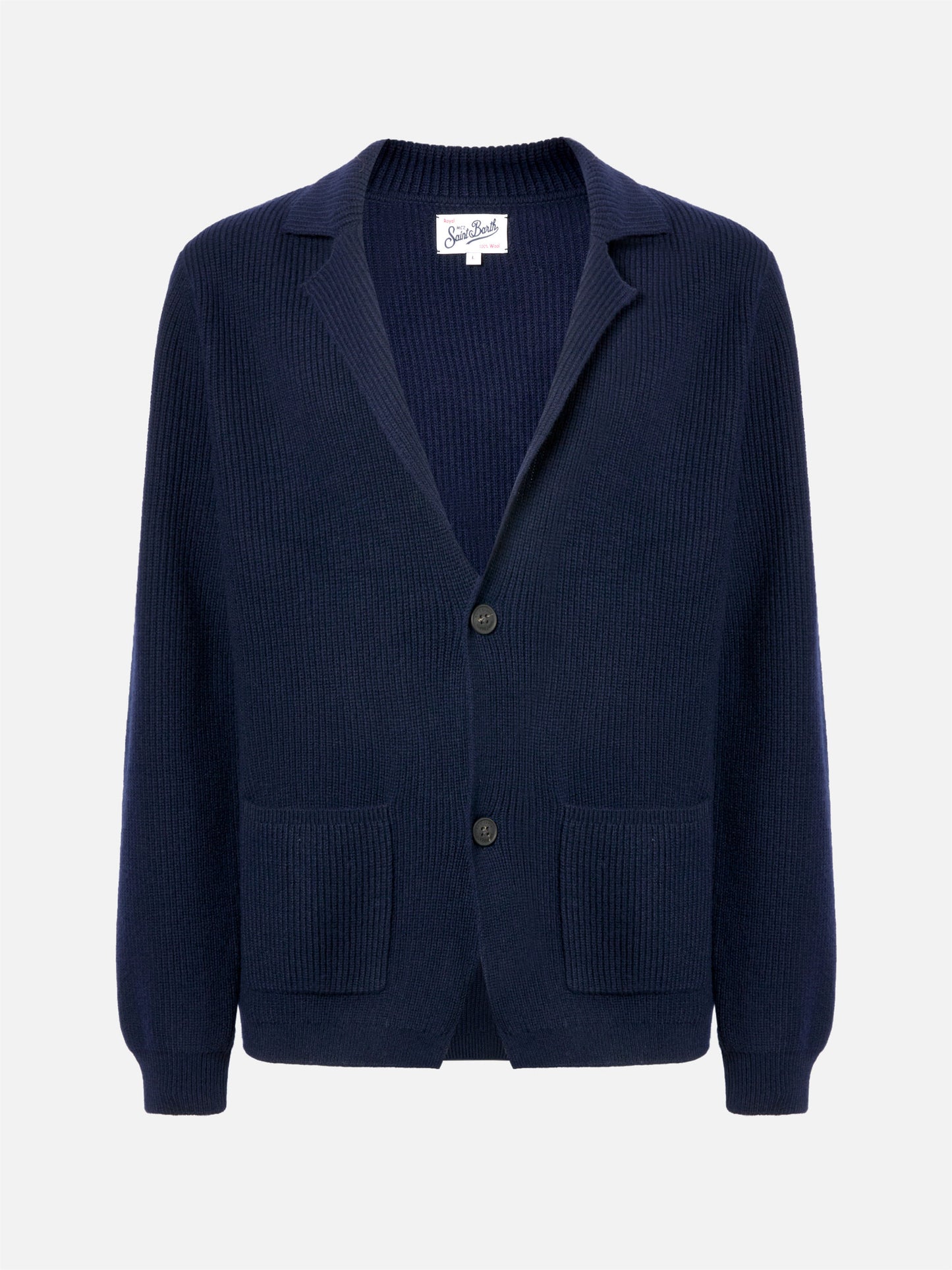 Marineblauer Blazer aus reiner Wolle von Eaton