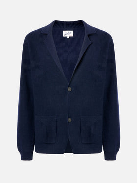 Marineblauer Blazer aus reiner Wolle von Eaton