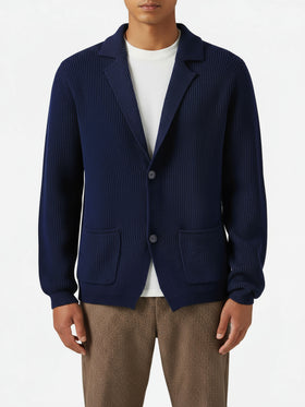 Marineblauer Blazer aus reiner Wolle von Eaton