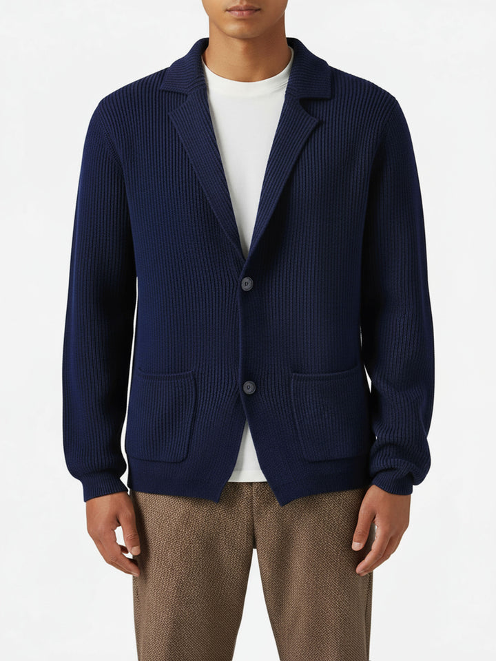 Marineblauer Blazer aus reiner Wolle von Eaton