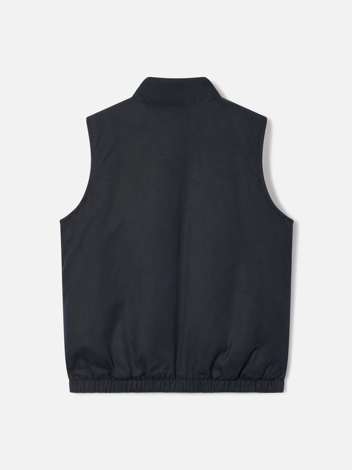 Gilet ciré Edgar Navy blue avec col en velours côtelé 