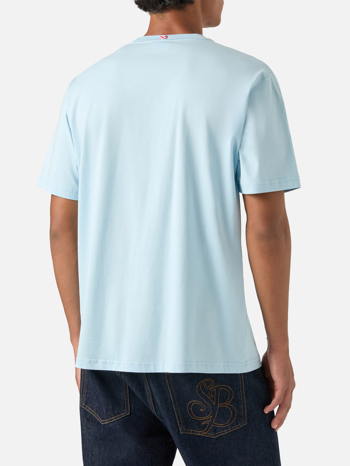 Leichtes blue Baumwoll-T-Shirt Every 