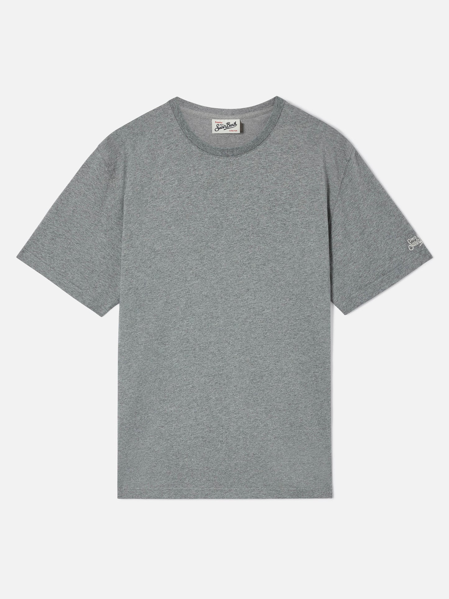 Cada camiseta en algodón gris 
