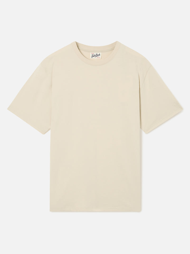 Camiseta de algodón Beige Every 