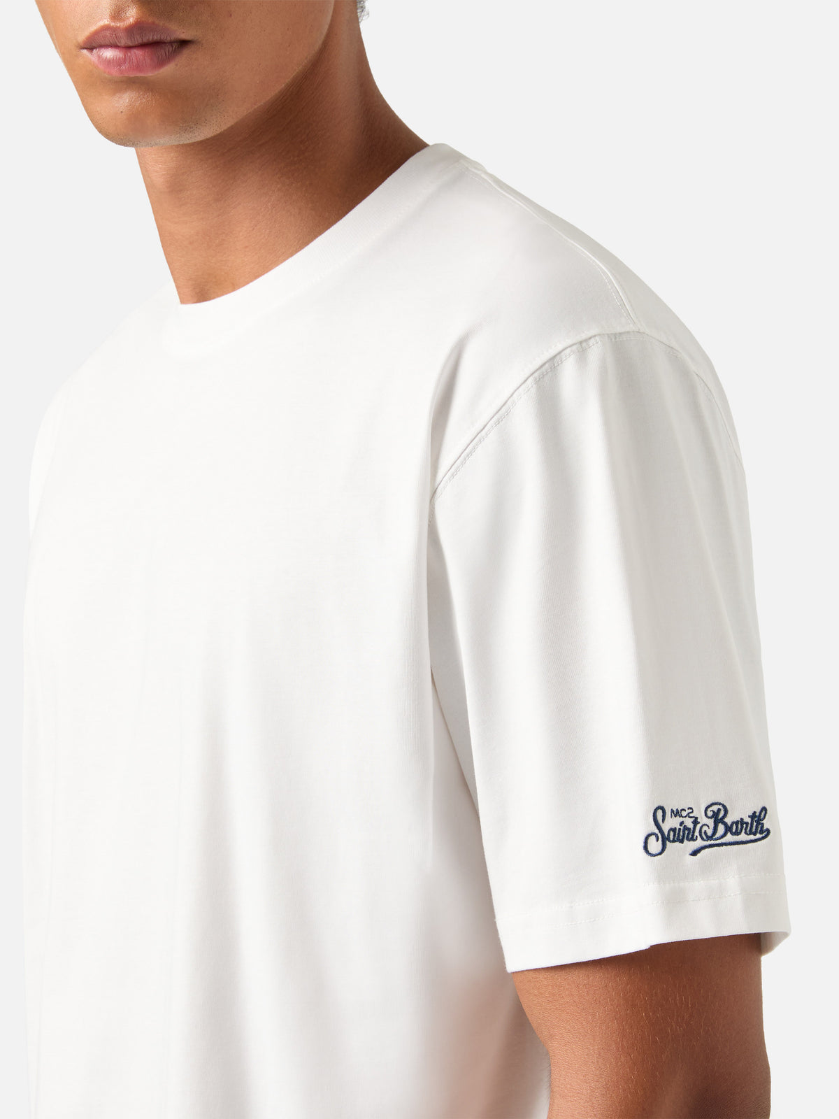 T-shirt en coton White Every 