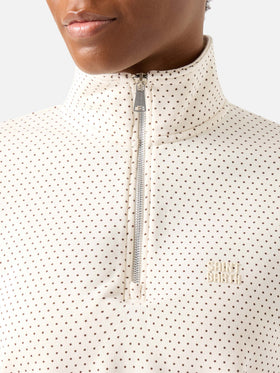 Sweat-shirt Eliade à imprimé micro pois 