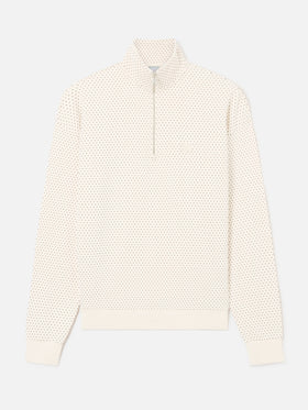 Sweat-shirt Eliade à imprimé micro pois 