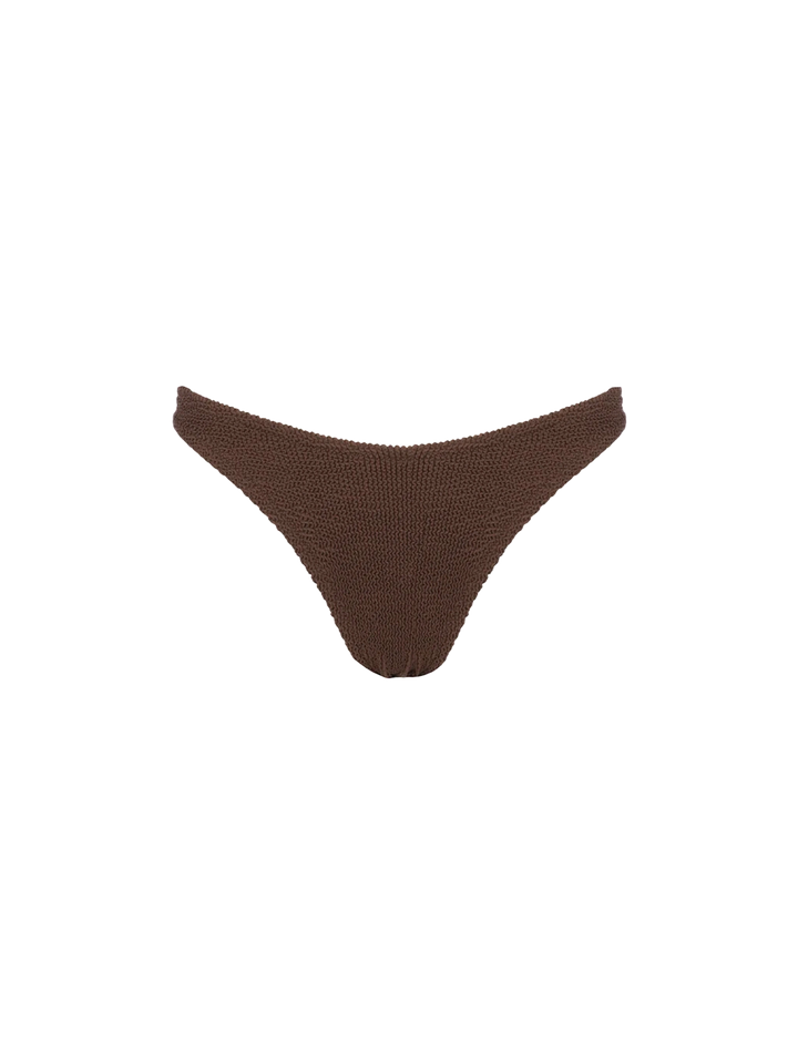 Bikini da donna a bralette marrone crinkle Naima Elise