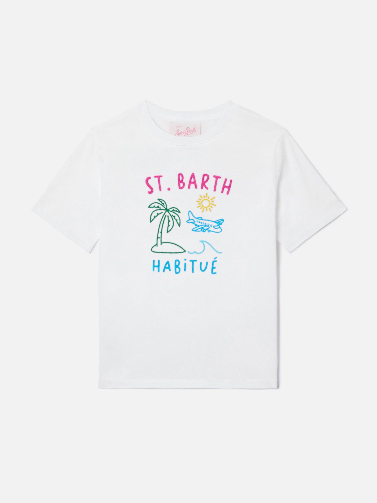 Camiseta Portland Jr con bordado Habitué en la parte delantera y trasera 