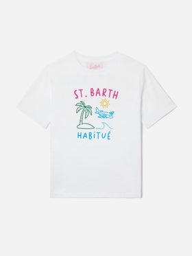 Camiseta Portland Jr con bordado Habitué en la parte delantera y trasera 