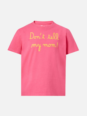 Elly fuchsia t-shirt with embroidery