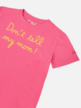 Elly fuchsia t-shirt with embroidery