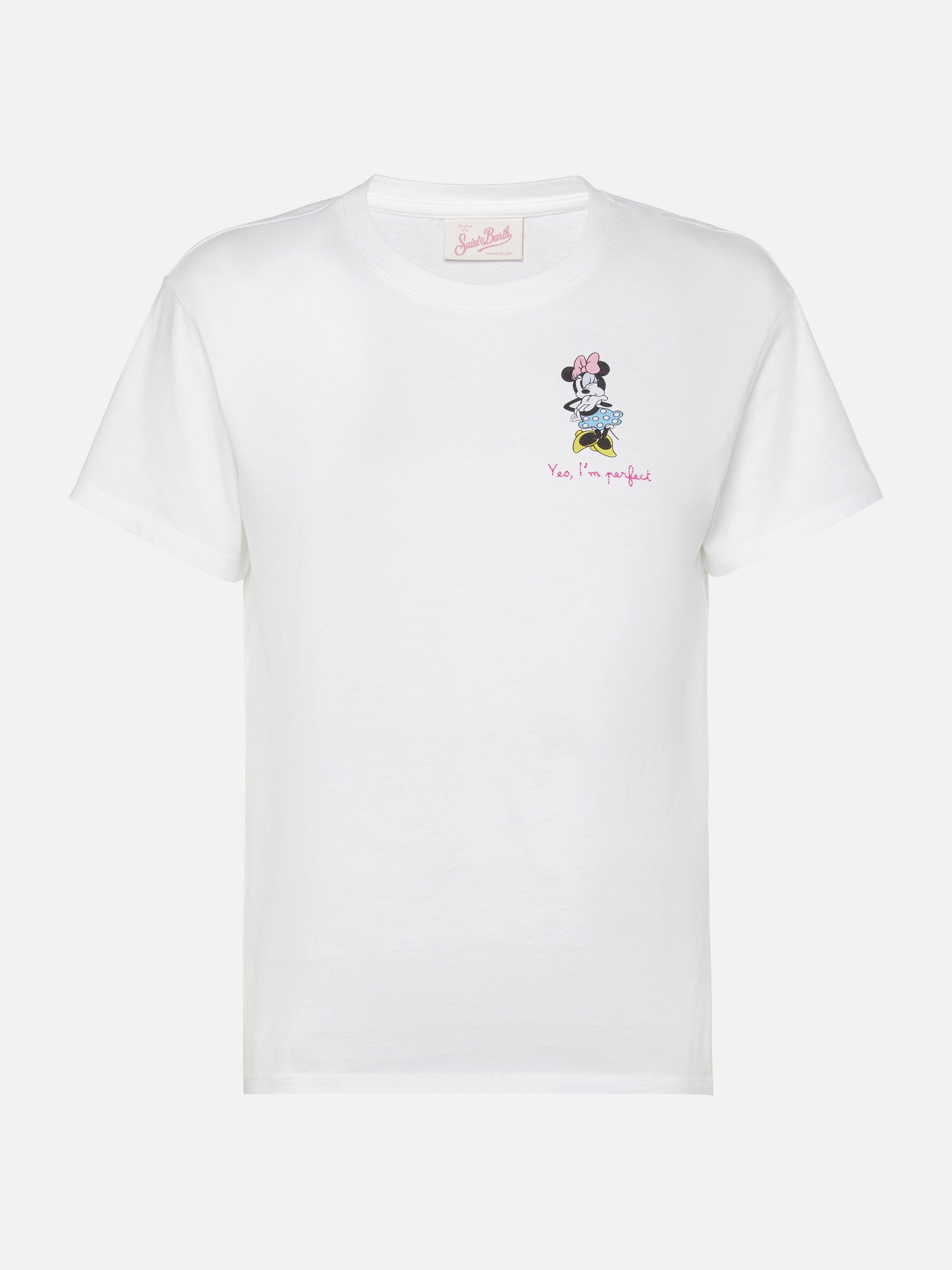 Emilie Baumwoll-T-Shirt mit Minnie Yes, I'm perfect-Stickerei | DISNEY© SPECIAL EDITION 