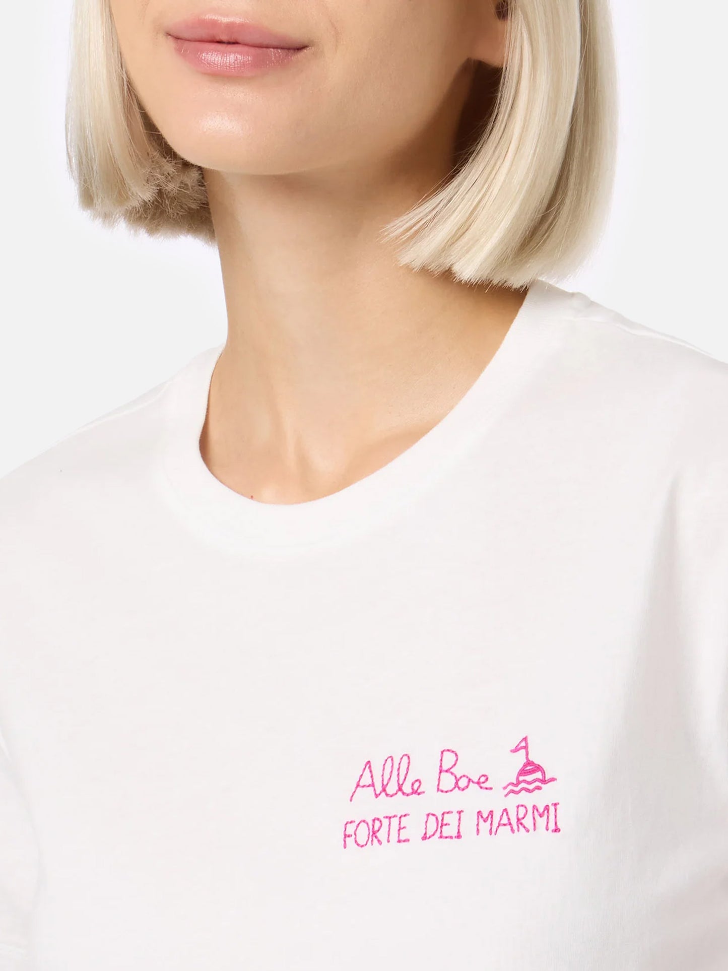 T-shirt Emilie in cotone con stampa Amo Forte | Special Edition