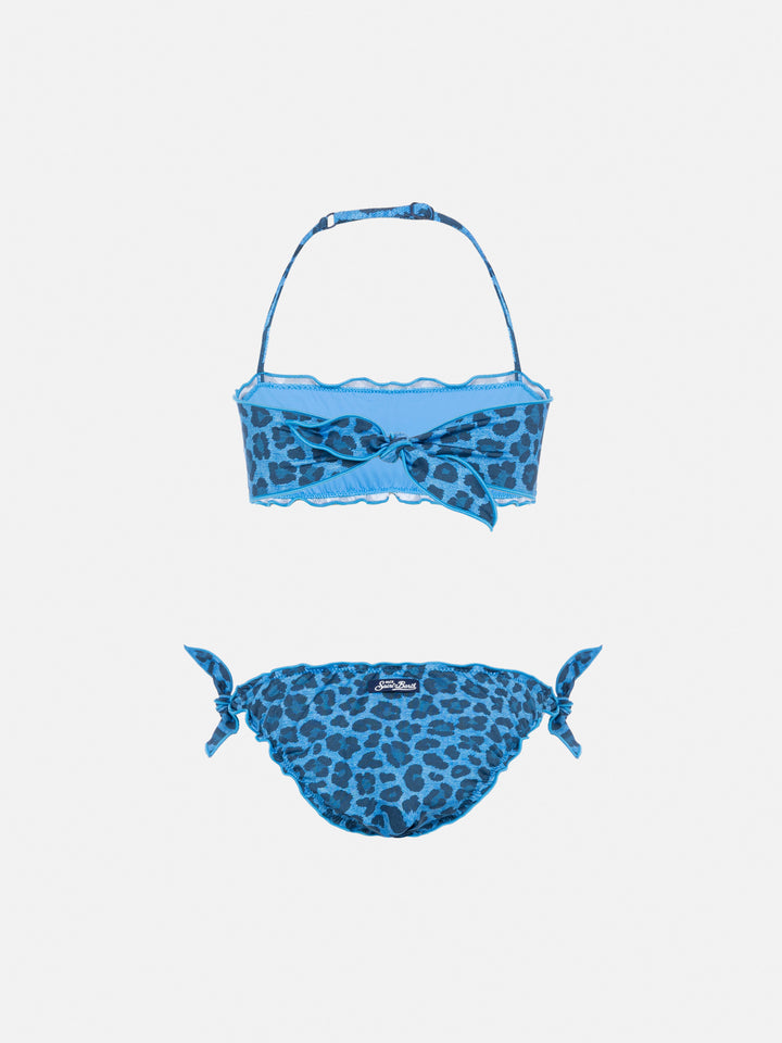 Emy classic bandeau bikini with animalier print - MC2 Saint Barth