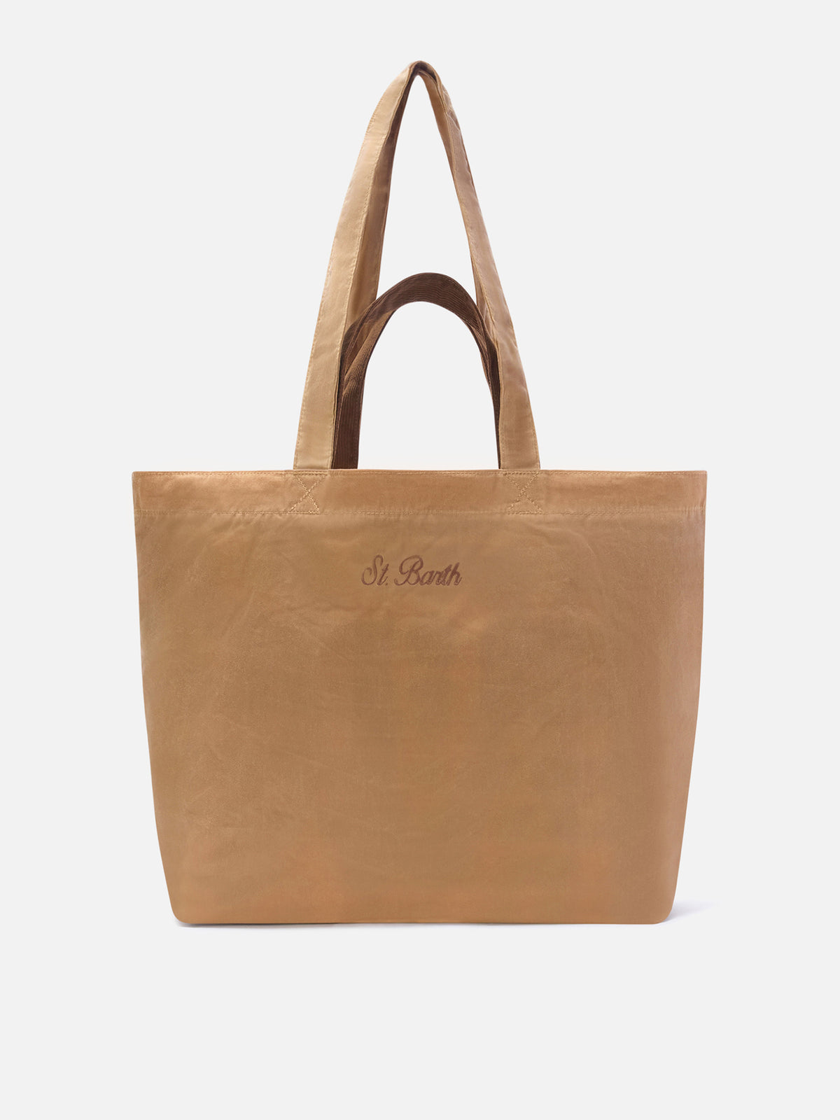 Bolso Nut Essential encerado tote con bordado del logo 