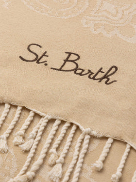 Foutas cotton beach towel with bandanna jacquard - MC2 Saint Barth