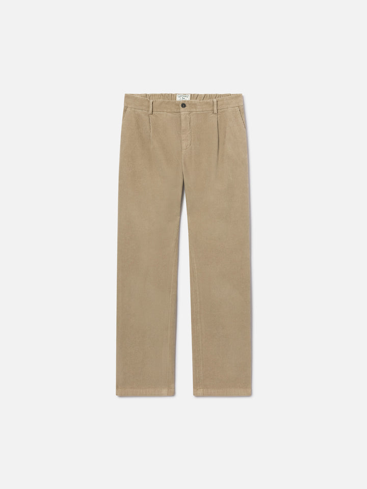 Pantalon en velours côtelé Beige Fuji 