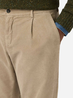 Pantalones de pana Beige Fuji 