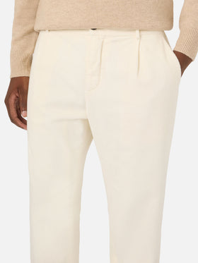 Pantalones de pana off white Fuji 