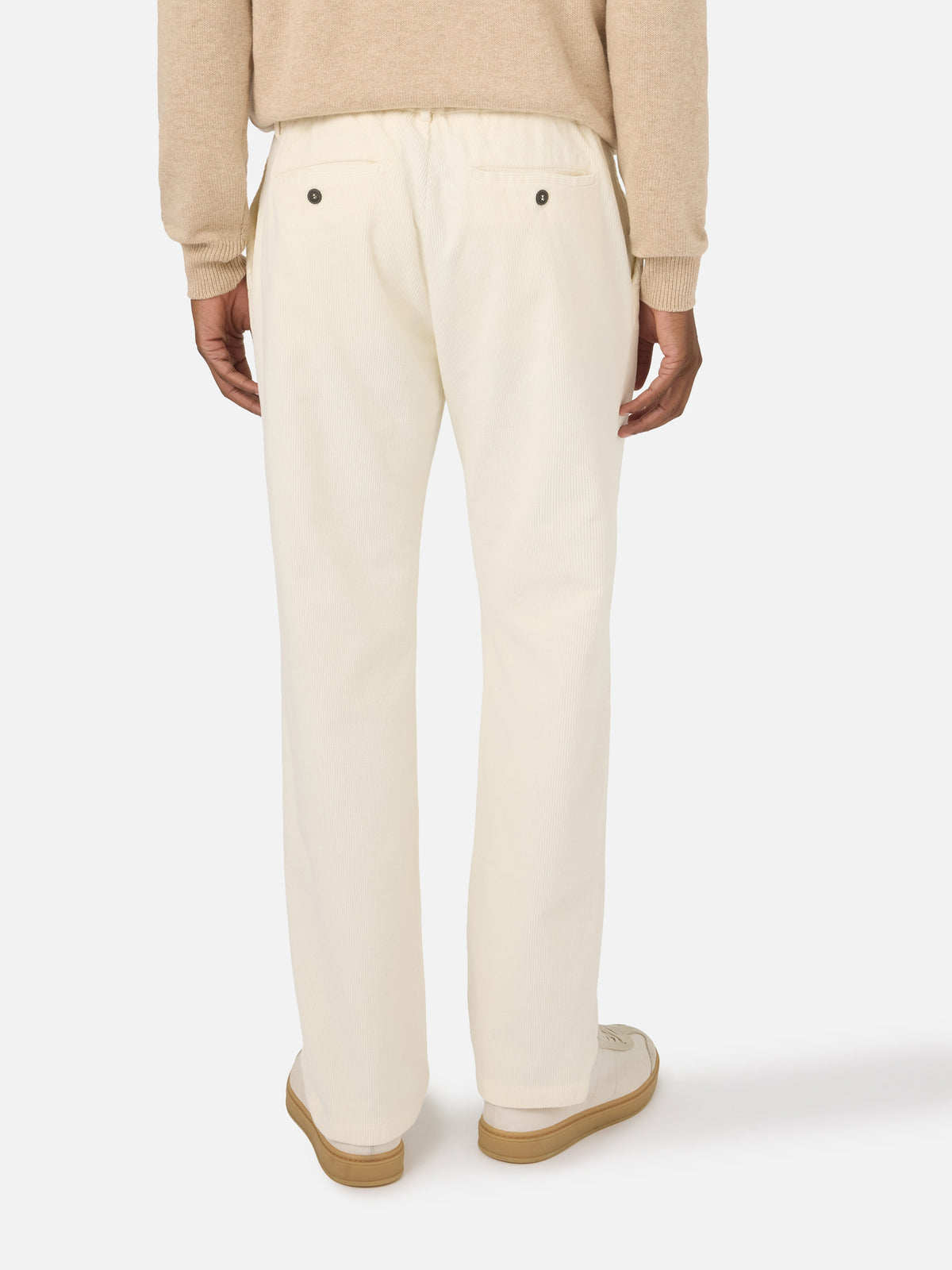Pantalones de pana off white Fuji 