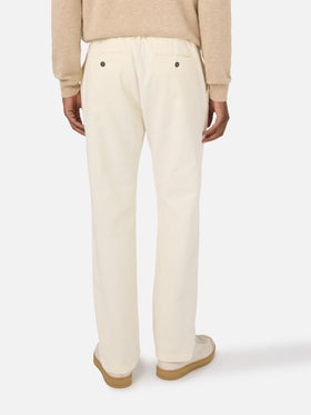 Pantalones de pana off white Fuji 