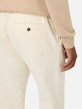 Pantalones de pana off white Fuji 