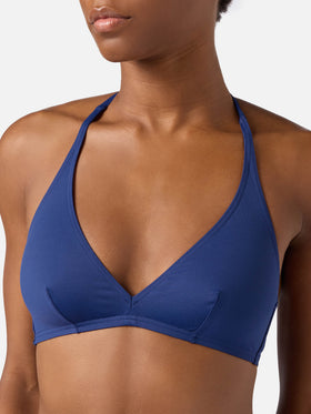 Gala bikini in solid blue navy