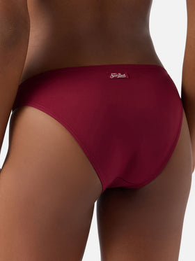 Gala bikini in solid bordeaux