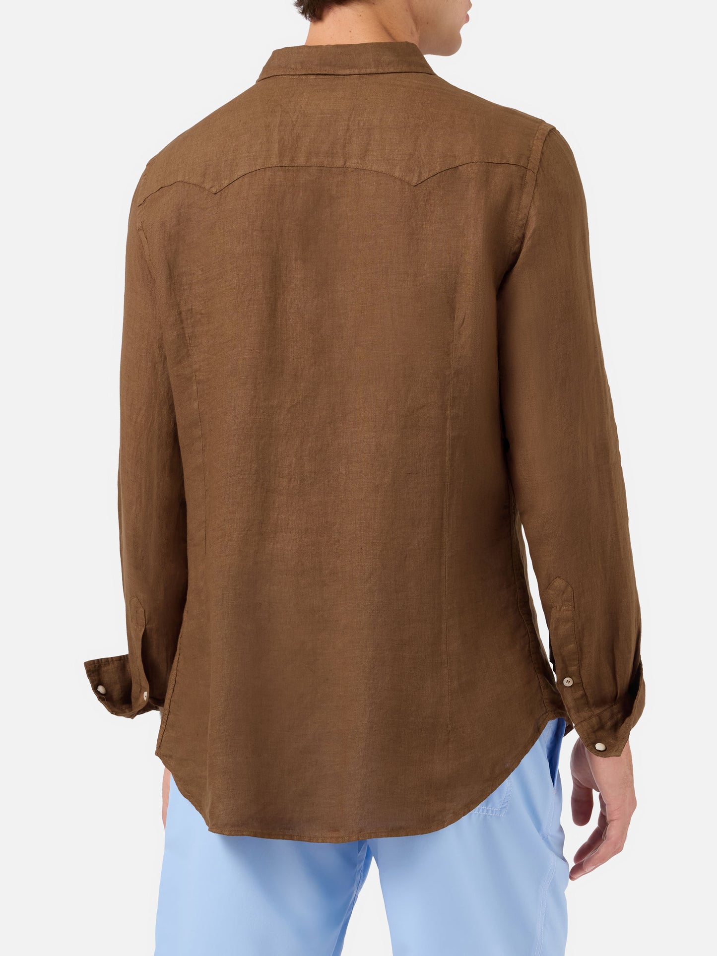 Greg brown linen shirt