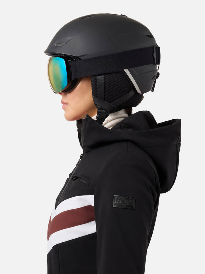 Combinaison de ski noire Garmisch avec technologie RECCO® 