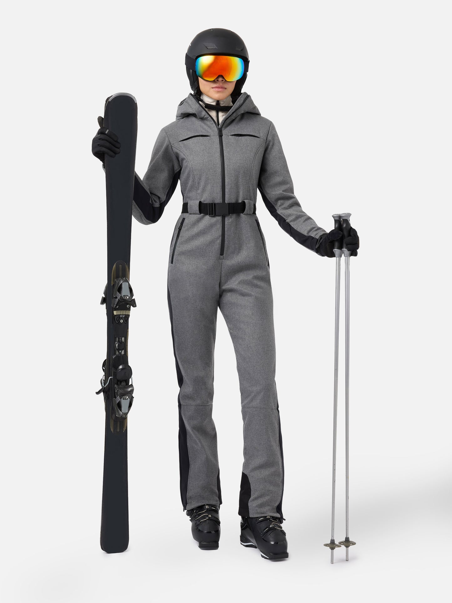 Skianzug Garmisch in Grau mit RECCO®-Technologie