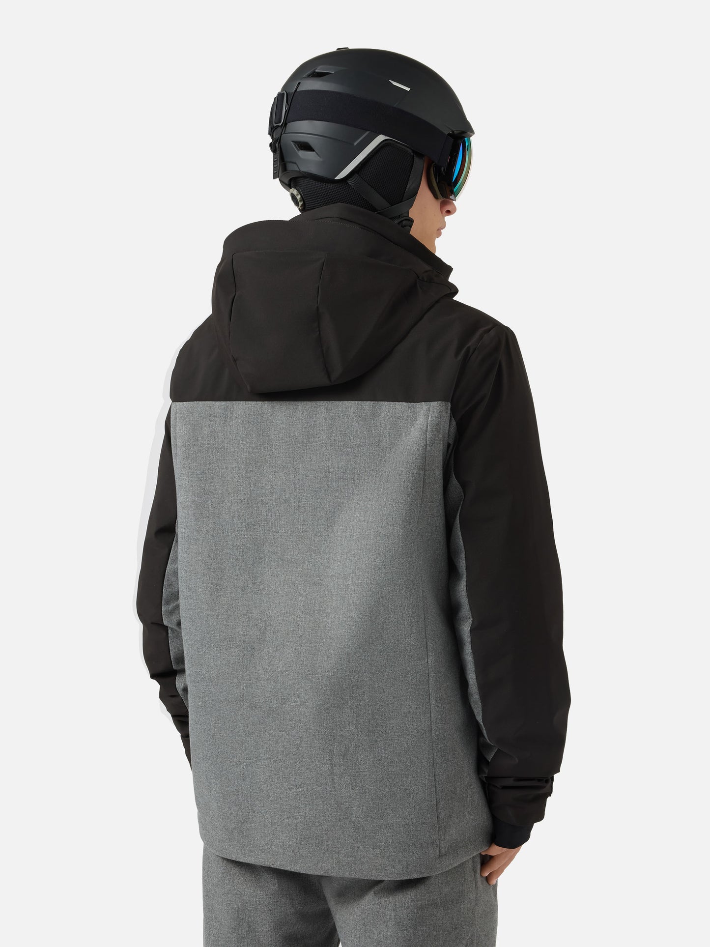 Greatscott Skijacke in meliertem Grau mit Recco®-Technologie