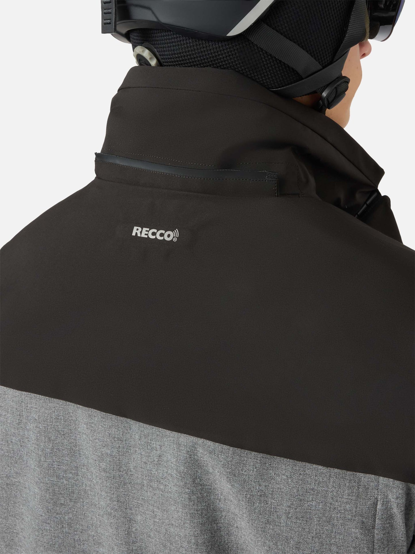 Greatscott Skijacke in meliertem Grau mit Recco®-Technologie