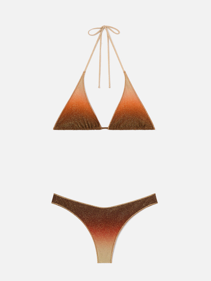Guiana Naomi Overlock degradé Lurex-Bikini 