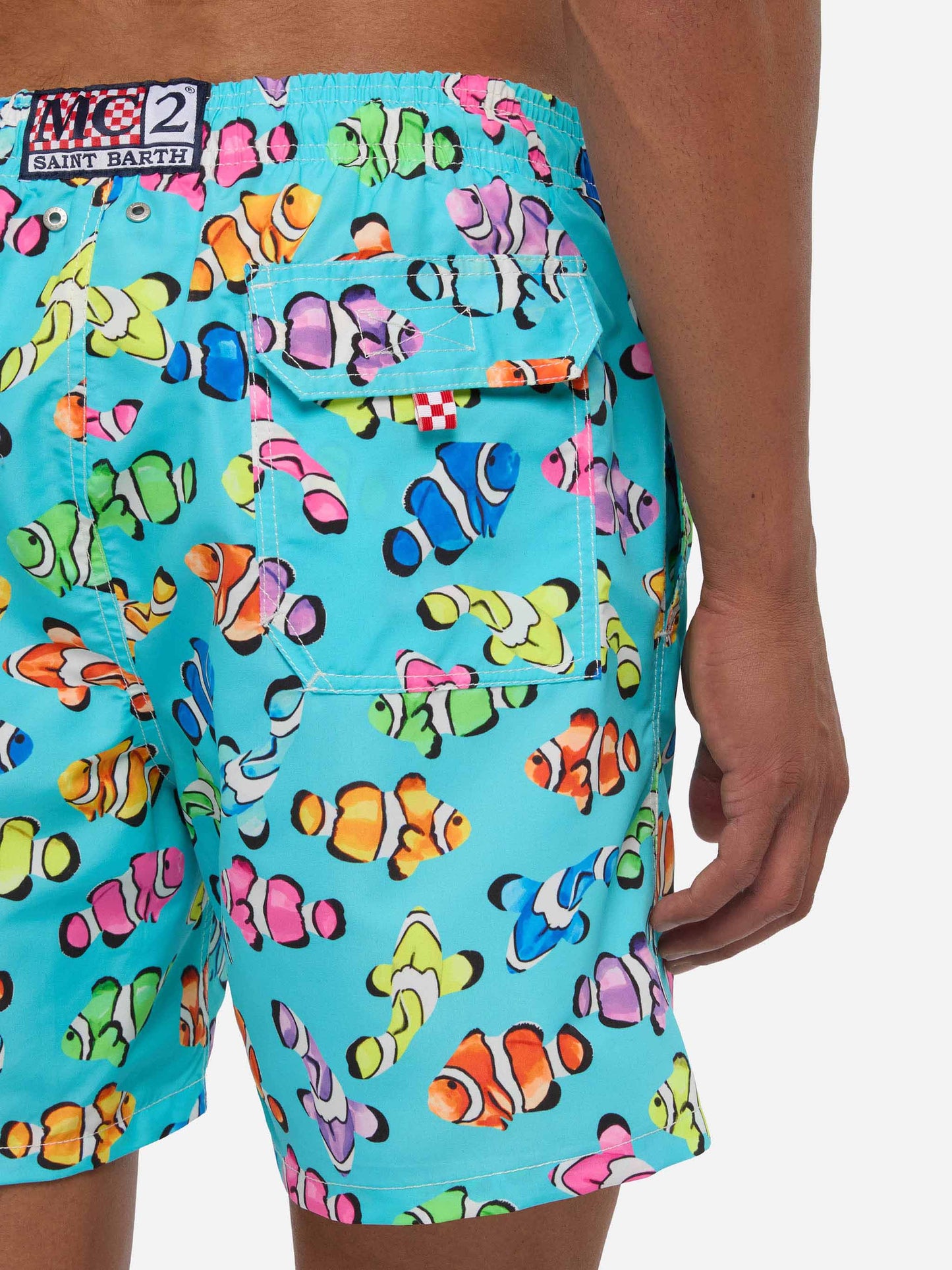 Costume mare Gustavia stampa clownfish multicolor