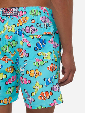 Costume mare Gustavia stampa clownfish multicolor