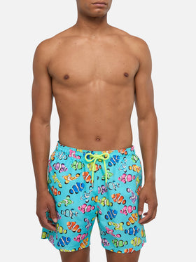 Costume mare Gustavia stampa clownfish multicolor
