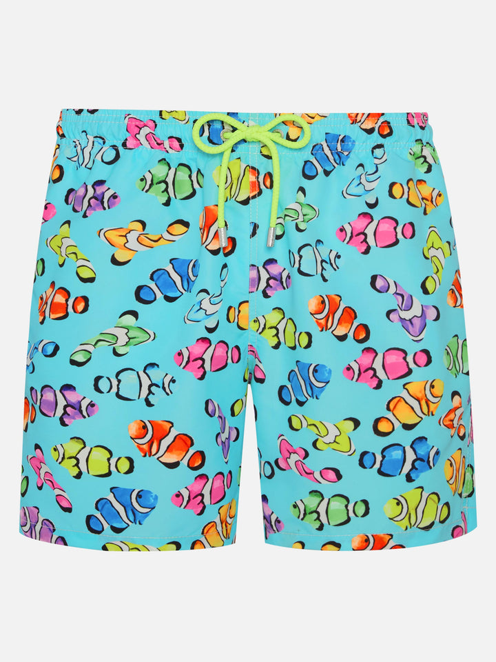 Costume mare Gustavia stampa clownfish multicolor