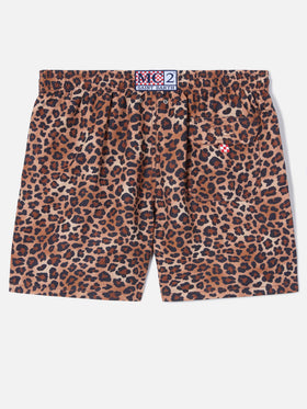 Bañador Gustavia con estampado de leopardo 