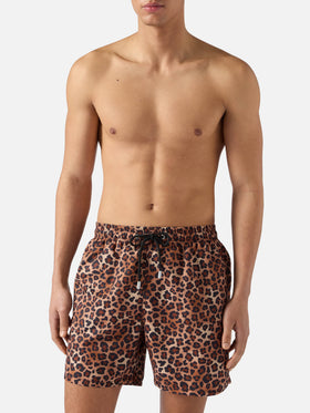 Bañador Gustavia con estampado de leopardo 